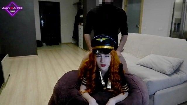 Стюардесса потрахалась с бойфрендом сразу после ночного перелета